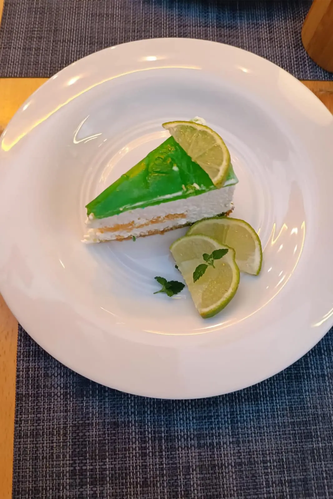 Cheesecake dessert at Miki's Food & Bar Trogir