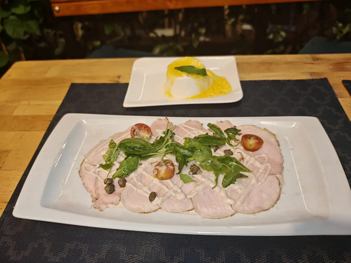 Mediterranean fish starter at Miki's Food & Bar Trogir
