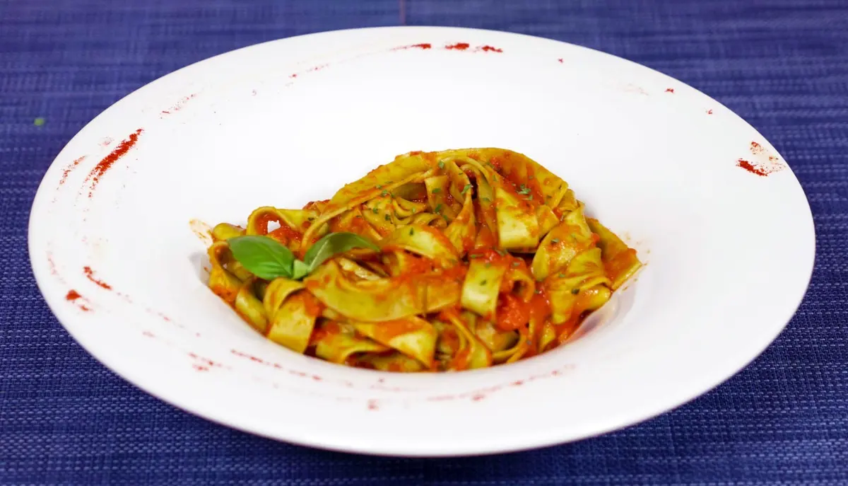 Tagliatelle pasta at Miki's Food & Bar Trogir