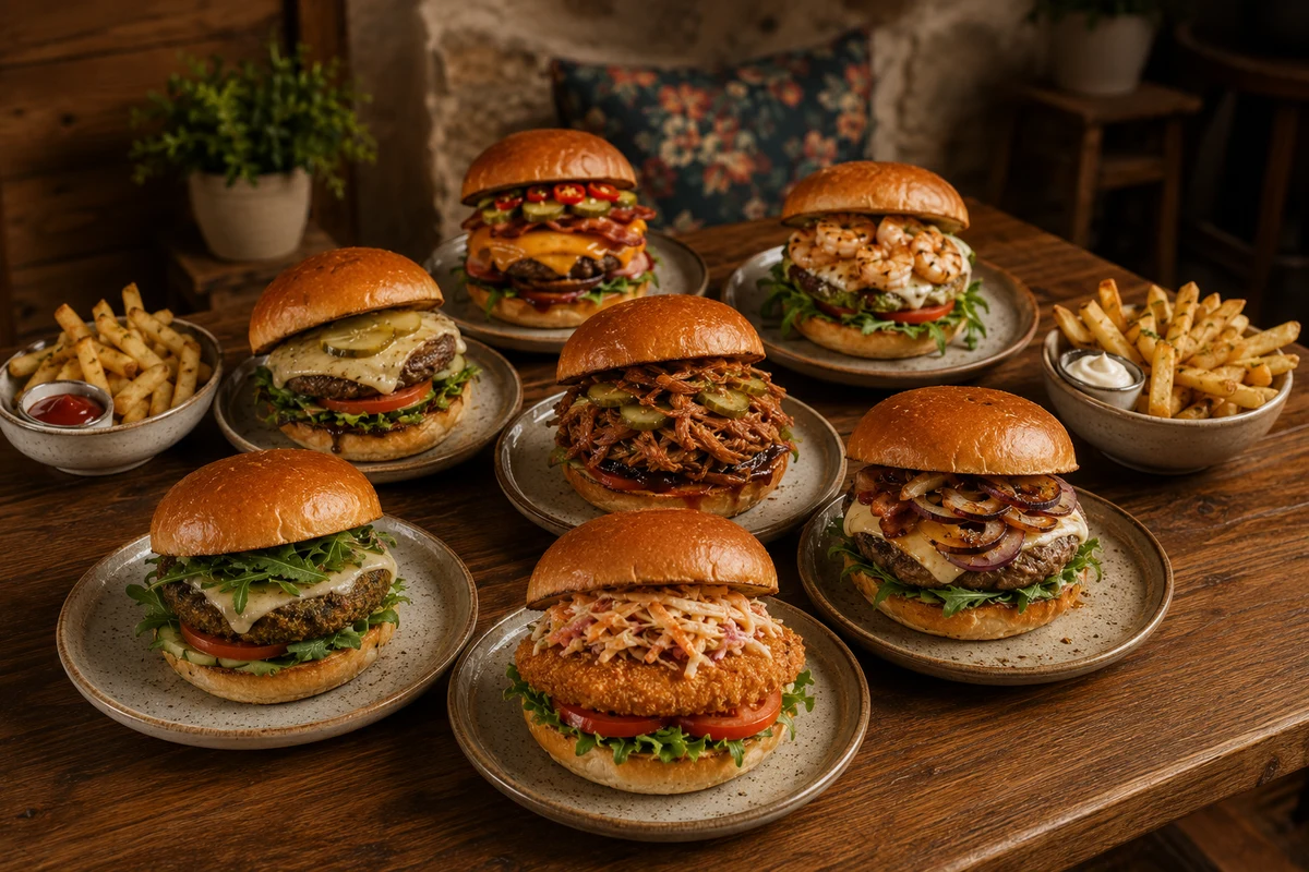 Burger bei Miki's Food & Bar in der Altstadt von Trogir