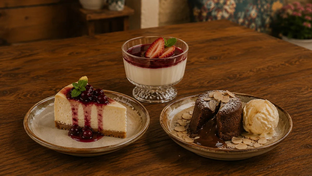 Hausgemachte Desserts bei Miki's Food & Bar in Trogir