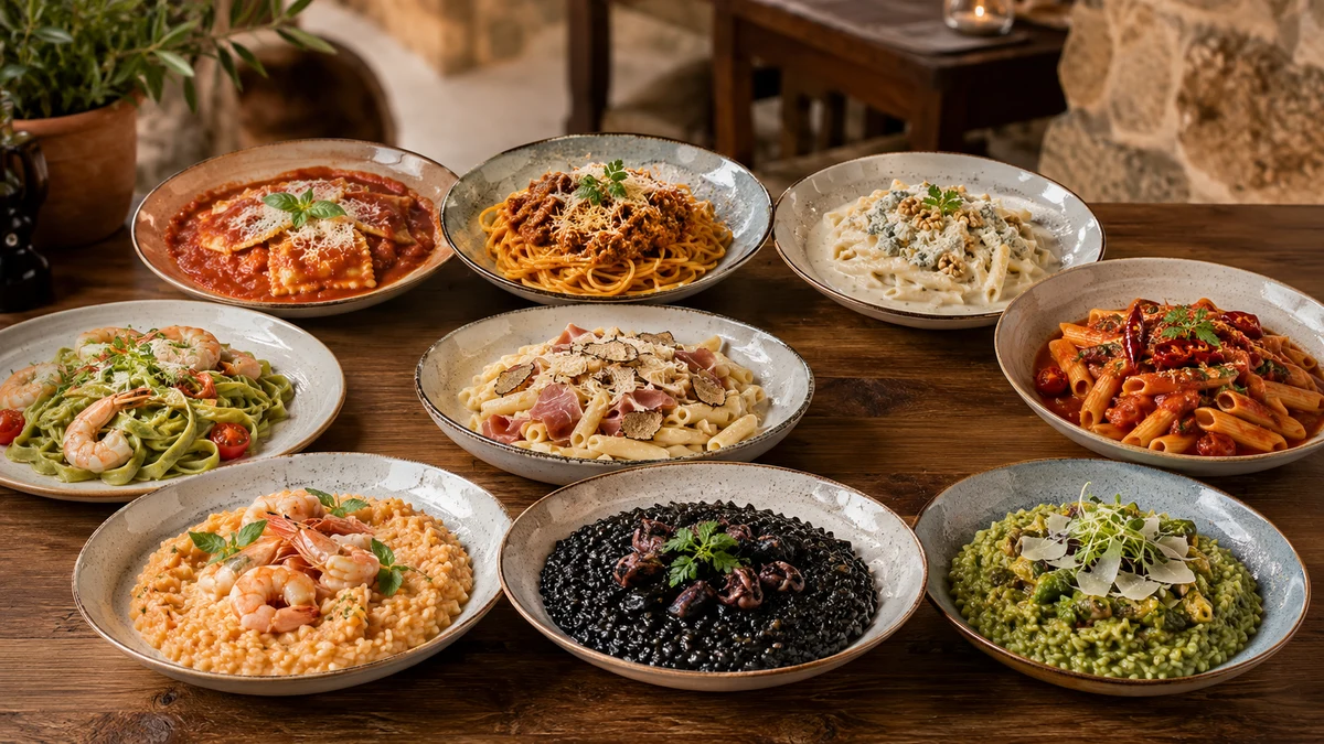 Pasta und Risotto bei Miki's Food & Bar in der Altstadt von Trogir