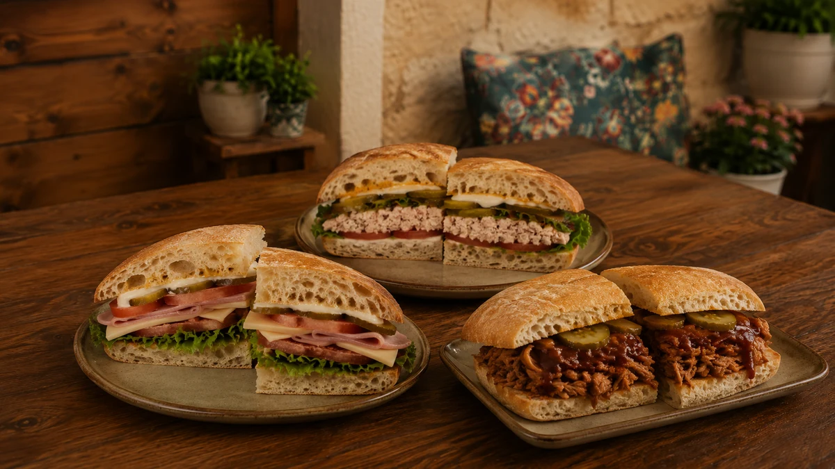 Sandwiches bei Miki's Food & Bar in Trogir