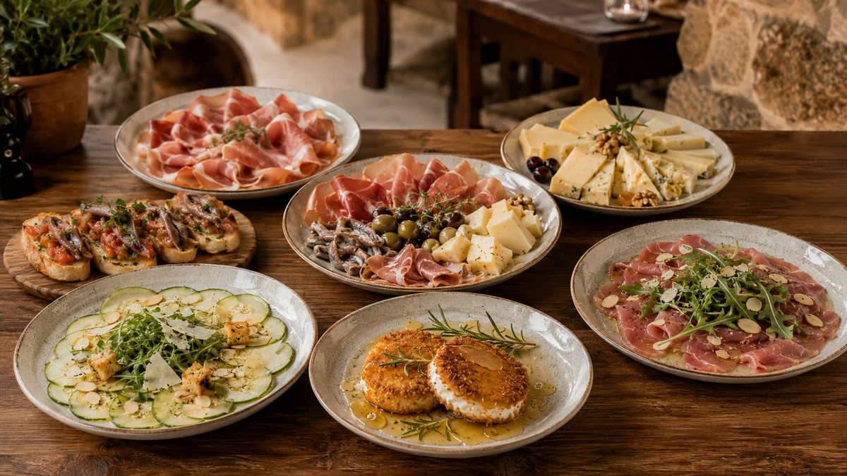 Vorspeisen im Restaurant Miki's Food & Bar in Trogir